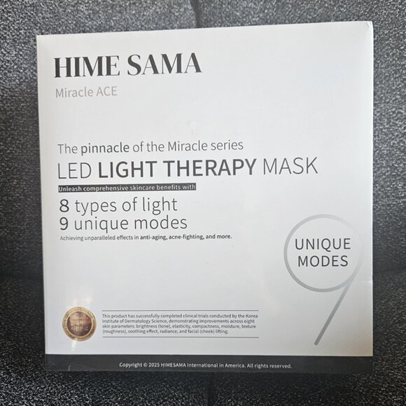 Face Mask LED Hime Sama Pro-Grade Anti-aging NEW! - Picture 6 of 7